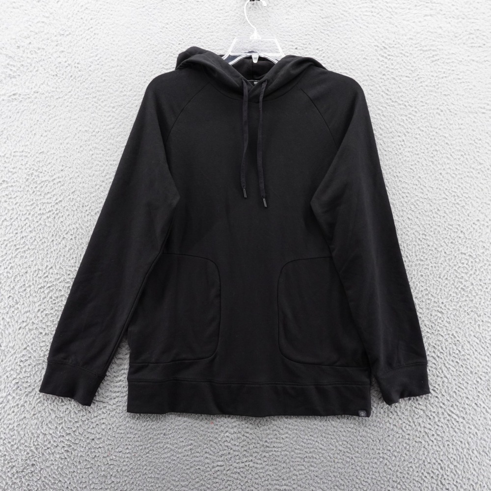Gaiam Lotus Fitness Hoodie Sweatshirt Medium Men Slim Fit Black Pullover